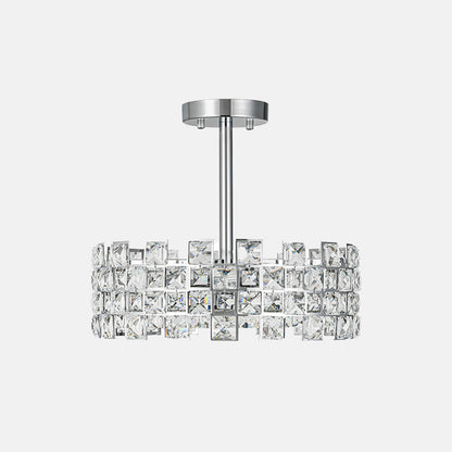 Crystal Semi Flush Mount