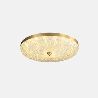 Copper & Metal & Acrylic LED Flush Mount Ceiling Light