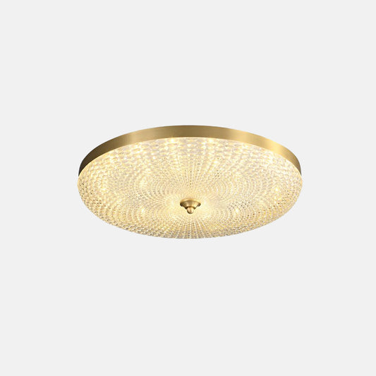 Copper & Metal & Acrylic LED Flush Mount Ceiling Light