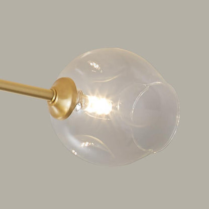 6 Light Sputnik Glass Flush Mount Ceiling Light