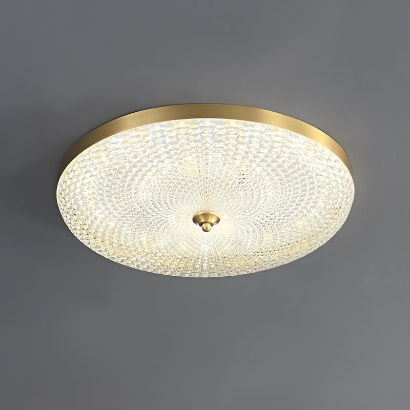 Copper & Metal & Acrylic LED Flush Mount Ceiling Light