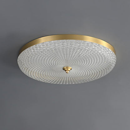 Copper & Metal & Acrylic LED Flush Mount Ceiling Light