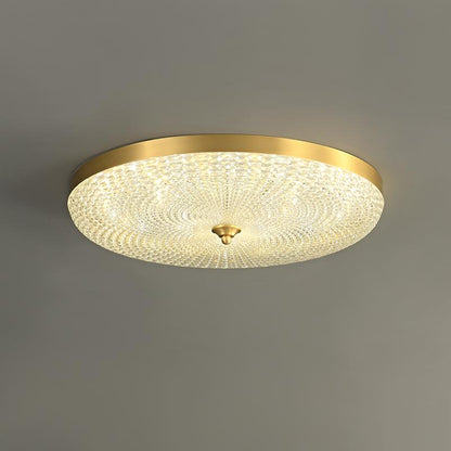 Copper & Metal & Acrylic LED Flush Mount Ceiling Light