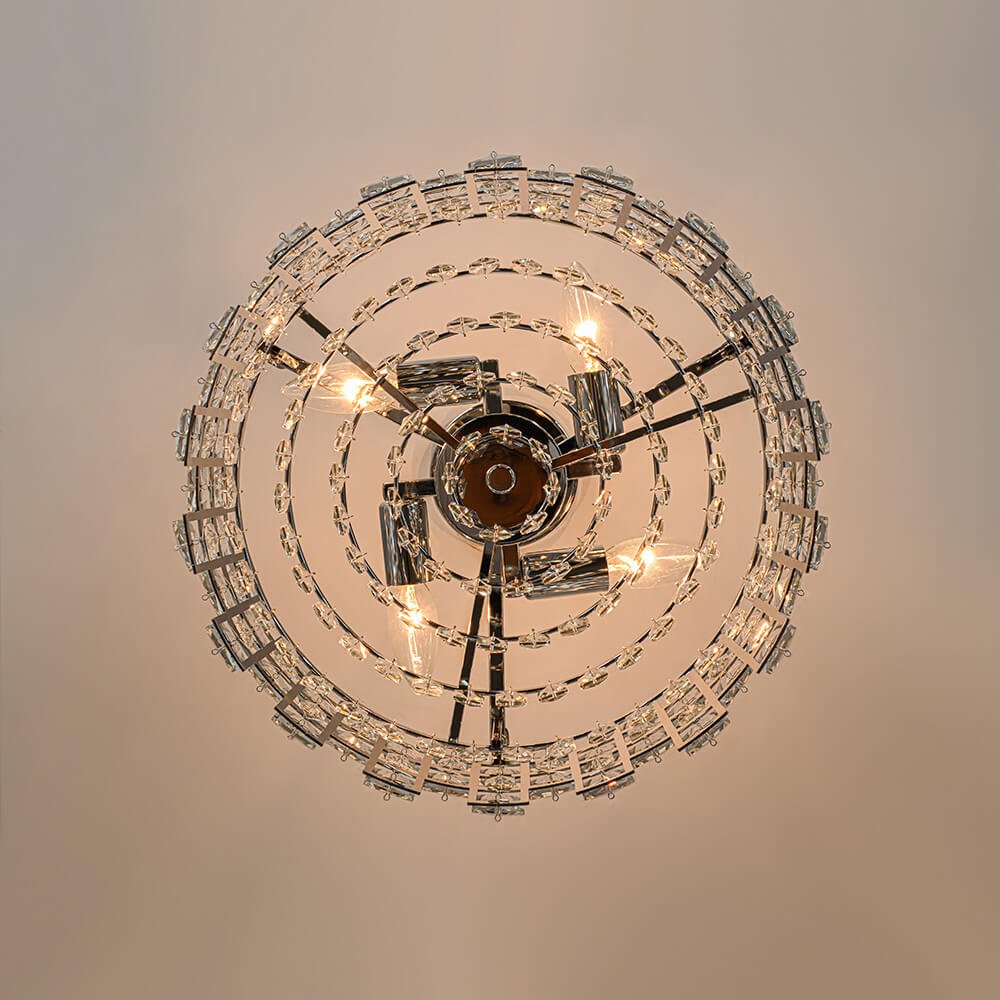 Crystal Semi Flush Mount