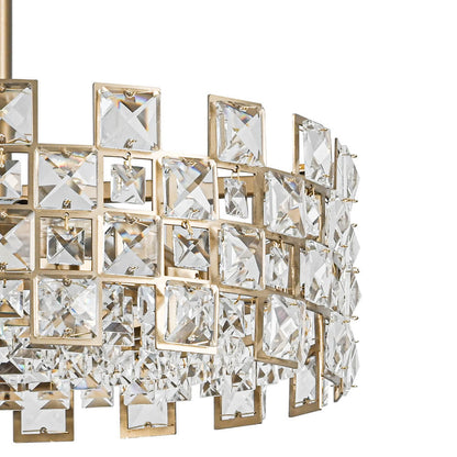 Crystal Semi Flush Mount