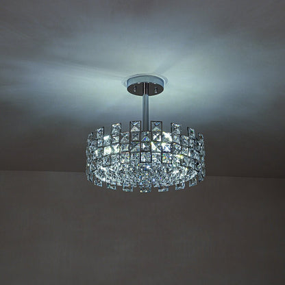 Crystal Semi Flush Mount