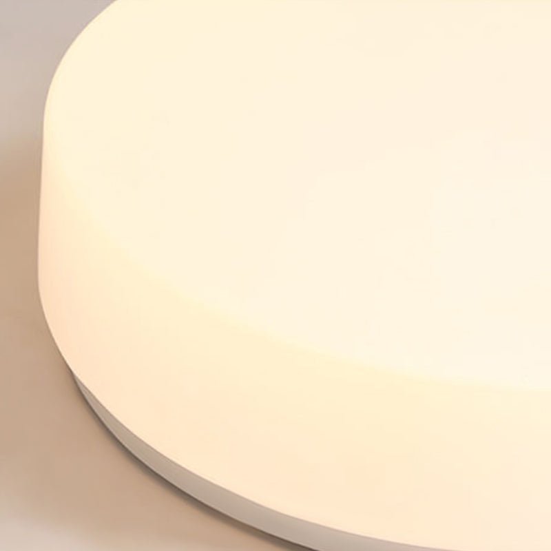 Nordic Circle Flush Mount Ceiling Light in White