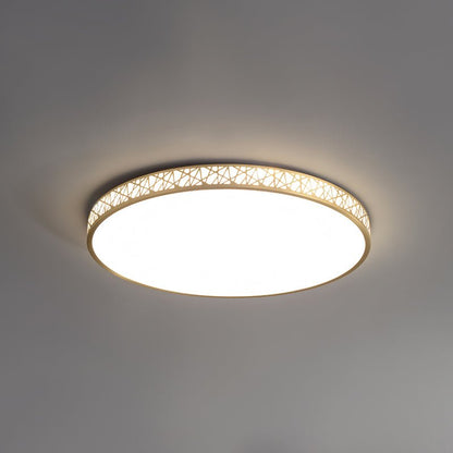 Geometric Patterns LED Flush Mount Ceiling Light