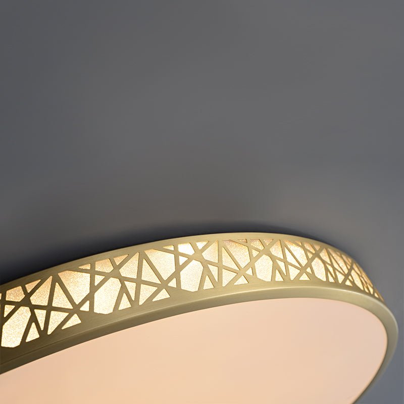 Geometric Patterns LED Flush Mount Ceiling Light