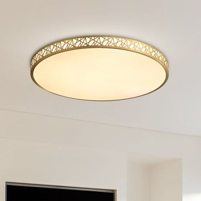 Geometric Patterns LED Flush Mount Ceiling Light