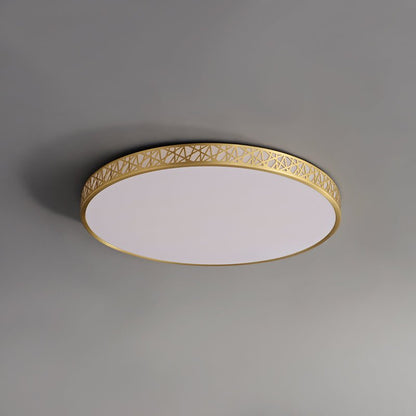 Geometric Patterns LED Flush Mount Ceiling Light